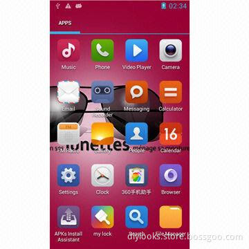 2013 New M1 Red 4.6-inch Capacitive Touch Screen Bar Phone, Android 2.3.6, Spreadtrum SC6820 1.0GHz